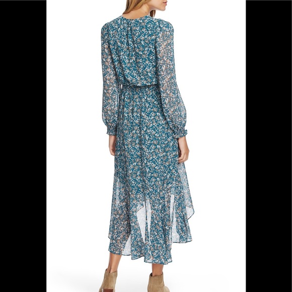 1.State Woodland Floral Long Sleeve Dress Large - Picture 2 of 3